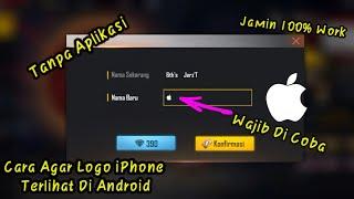 Cara Buat Nick FF Pake Logo iPhone Di Semua Hp Android II Yang Lagi Viral Di Tik Tok