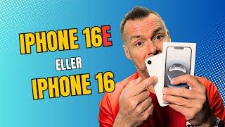 iPhone 16e vs iPhone 16 ️ hvilken skal du vælge? ... dansk test