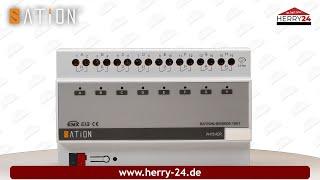 #knx 8 fach Aktor Schaltaktor 10A für Smart Home mit KNX - Sation sw0008 für unter 130€ REG Gerät