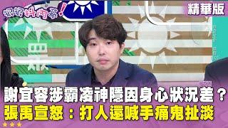 精華片段》#謝宜容 涉霸凌神隱因身心狀況差？ #張禹宣怒：打人還喊手痛鬼扯淡【#狠狠抖內幕】2024.11.20