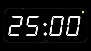 25 MINUTE - TIMER & ALARM - Full HD - COUNTDOWN