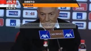 Jesualdo Ferreira engana-se e agradece a adeptos do Porto - Braga vs Sporting