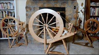 Does Wheel Size Matter?  Ashford Elizabeth II 30 Inch Spinning Wheel: Becca's Yarns