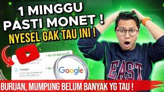 BURUAN BELUM BANYAK YANG TAU⁉️ 1 MINGGU INSYA ALLAH LOLOS MONETISASI PAKE CARA INI DI YOUTUBE !