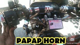Papap horn to Kawasaki BARAKO #wiringproblem #motorcyclewiring