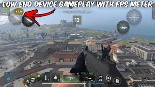 Low End Device Gameplay with FPS Meter | Warzone Mobile