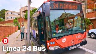 24 Bus - Barcelona Bus - Complete trip