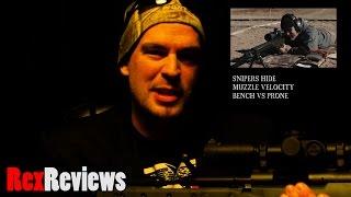 Rex Responds to SNIPERS HIDE on MV Bench VS Prone ~ Rex Reviews