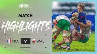 FRANCE BOUNCE BACK! | France v Wales | World Rugby U20 Championship 2024 Match Highlights