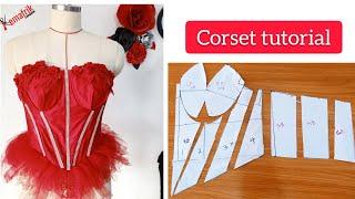 Detailed Corset pattern tutorial