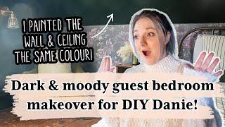 Dark Academia Bedroom Makeover For DIY Danie! | Dark and moody bedroom