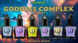 Mooncat GODDESS COMPLEX ‍️ Swatch & Review!  New shimmers (with holo )