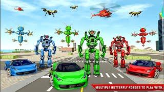 Butterfly Robot Car Game: Transforming Robot Games (Early Access) - Android GameplayFHD