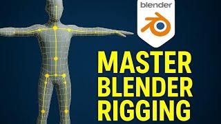 Master Blender Rigging – Full Character, Face & Vehicle Rigs (Live 24/7)