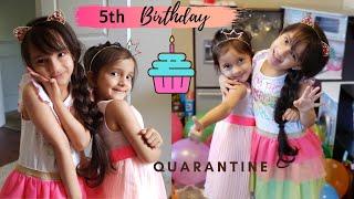 My Daughter's 5th Birthday Celebration | Quarantine Birthday Party MyTwoLittleSunshines