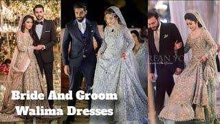 Bride and Groom Walima Dress Collection 2022/2023 | Couple Wedding Dresses