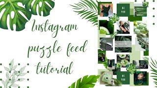 How to create Instagram puzzle feed in phone|  Android| #canva | #instagrampuzzlefeed #insta