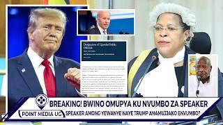 BREAKING! DONALD TRUMP TAGENDA KUJJA NVUMBO KU SPEAKER WADDE YEWANYE. BWINO OMUPYA WUNO AZUUSE