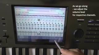 KORG KRONOS : Tutorial-  Part 1 – how to build the combi from the scratch.