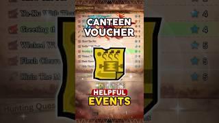 Useful Events  Canteen Vouchers | Monster Hunter World #MHW #Shorts