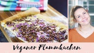 VEGANER FLAMMKUCHEN | Lecker, einfach, schnell | Überzeugt garantiert jeden!