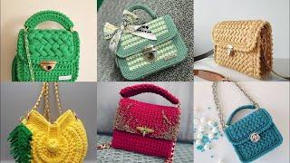 CROCHET MULTICOLOURED BOHO STYLE BAG/HANDBAG/SHOULDER BAG DESIGNS