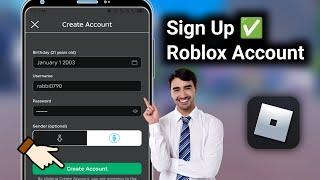 How to Sign Up to Roblox on phone - create a new Roblox Account Sign Up 2024