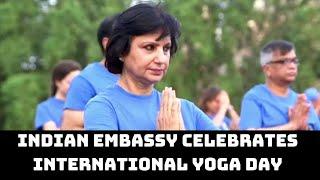 Indian Embassy Celebrates International Yoga Day In Rome | Catch News