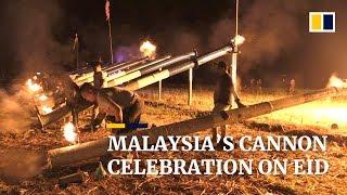 Malaysia's cannon celebration on Eid