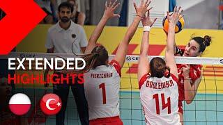 Highlights | Poland vs. Türkiye - CEV U22 Volleyball European Championship 2024 | Bronze Medal W