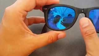 foldable Ray Ban Wayfarer sunglasses