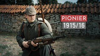 ERSTER WELTKRIEG - Deutscher Pionier an der Westfront 1915-1916