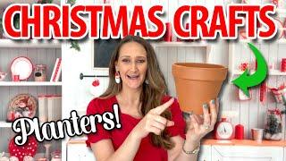 Use PLANTERS for these 10 GENIUS ideas!  *ALL NEW*Christmas $1 Dollar Tree DIYs for 2024