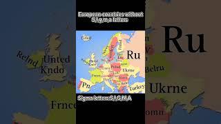 European countries without sigma letters S,i,g,m,a #sigma #europe #short #viral