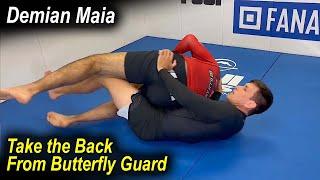 Cool Way to Take the Back From Butterfly Guard with Demian Maia
