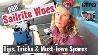 GTFOplan #88: Sailrite Woes, Tips, Tricks and Must-have Spares, Office to Cozy Cabin, and sad news