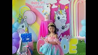 Chloe’s 5th Unicorn and Candy Birthday