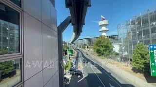 Virtual Tour Dusseldorf Airport Mini Train Ride