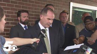 Arkansas State Police hold press conference after grocery store shooting