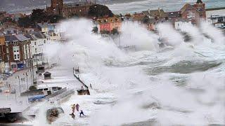 Huge Storm Noa Waves Hits Cornwall, England, UK | Storm Noa