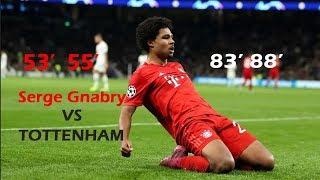 Serge Gnabry VS Tottenham || serge gnabry all goals against tottenham