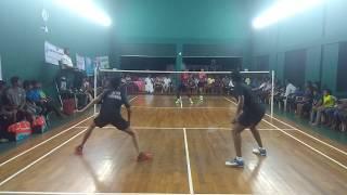 SENTHILVEL MOHANRAJ VS VELAVAN ARJUN KRISHNAN Semifinals in TamilNadu Senior badminton Championship