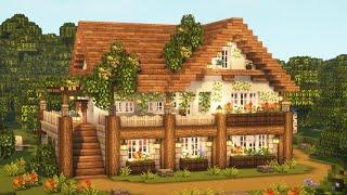 [Minecraft]  Cozy Cottagecore House Tutorial / Aesthetic / Mizuno's 16 Craft Resource Pack
