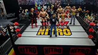 WCW Monday Nitro Ultimate Edition Ring w/ Eric Bischoff Figure Unboxing