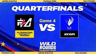 ACE vs. IIXWR - Game 4 (Bo5) | Quarterfinals | Wild Rounds Pilipinas Open 2024 