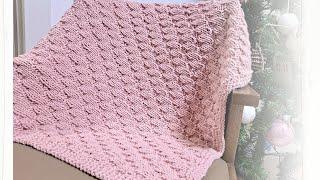 [대바늘 담요] 무릎담요뜨기,knitting blanket,담요뜨기, 쉬운패턴, 사선무늬_냐옹손뜨개