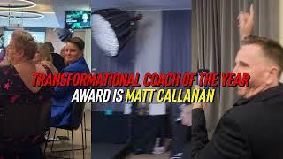 National Coaching Awards - Transformational Coach of the Year - Matt Callanan