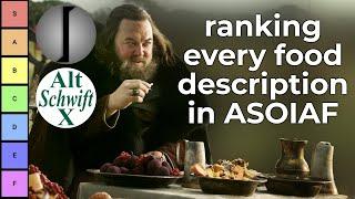 Ranking every food description in ASOIAF with Glidus ️