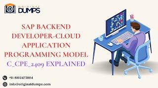 Sample Questions for C_CPE_2409 SAP Cloud Application Programming Model