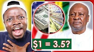 People are Crying, Dollars coming to 3.5? RESET de asem Aba!